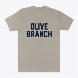 Olive Branch Mississippi Classic Block Classic Dad T-Shirt