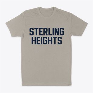 Sterling Heights Michigan Classic Block Classic Dad T-Shirt