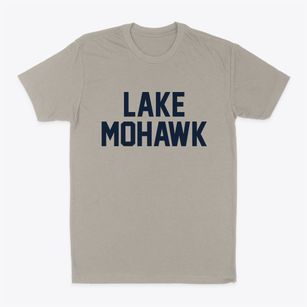 Lake Mohawk New Jersey Classic Block Classic Dad T-Shirt