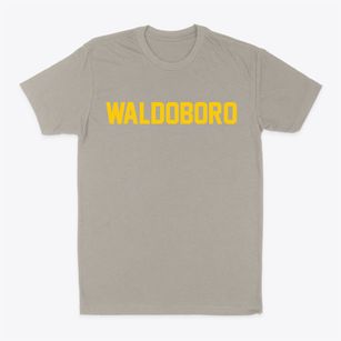 Waldoboro Maine Classic Block Classic Dad T-Shirt
