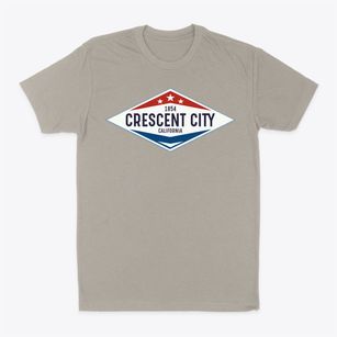 Crescent City California Diamond Star Classic Dad T-Shirt