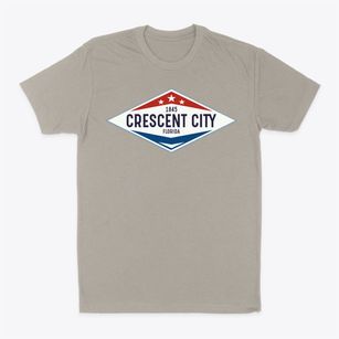 Crescent City Florida Diamond Star Classic Dad T-Shirt