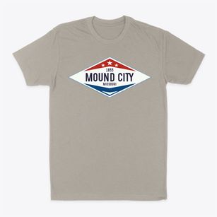 Mound City Missouri Diamond Star Classic Dad T-Shirt