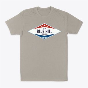 Blue Hill Nebraska Diamond Star Classic Dad T-Shirt