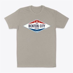 Benton City Missouri Diamond Star Classic Dad T-Shirt