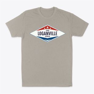 Loganville Georgia Diamond Star Classic Dad T-Shirt