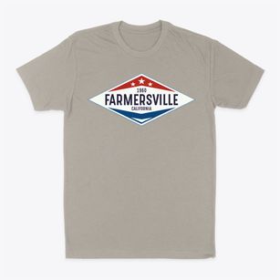 Farmersville California Diamond Star Classic Dad T-Shirt