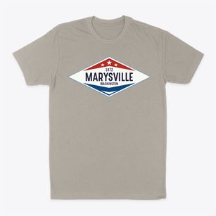 Marysville Washington Diamond Star Classic Dad T-Shirt
