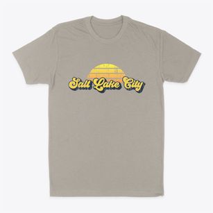 Salt Lake City Utah Sublime Sunset Classic Dad T-Shirt