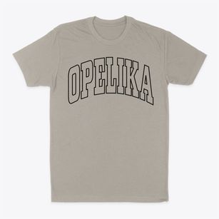 Opelika Alabama Trendy Block Classic Dad T-Shirt