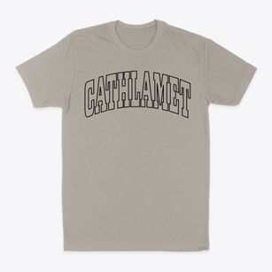 Cathlamet Washington Trendy Block Classic Dad T-Shirt