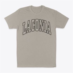 Laconia New Hampshire Trendy Block Classic Dad T-Shirt