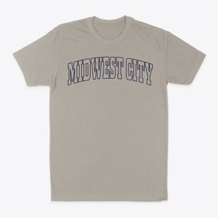Midwest City Oklahoma Trendy Block Classic Dad T-Shirt