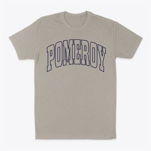 Pomeroy Iowa Trendy Block Classic Dad T-Shirt