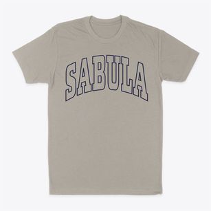 Sabula Iowa Trendy Block Classic Dad T-Shirt