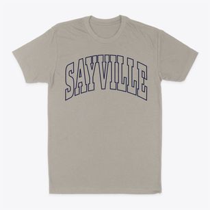 Sayville New York Trendy Block Classic Dad T-Shirt