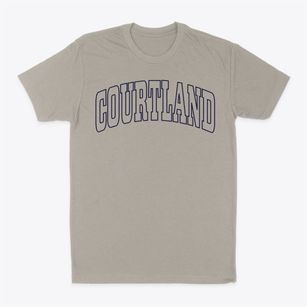 Courtland Kansas Trendy Block Classic Dad T-Shirt