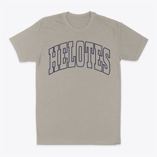 Helotes Texas Trendy Block Classic Dad T-Shirt