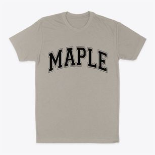 Maple Wisconsin Varsity Classic Dad T-Shirt