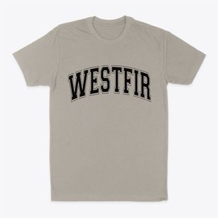 Westfir Oregon Varsity Classic Dad T-Shirt
