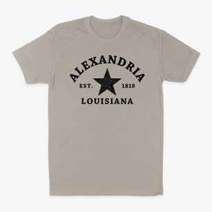 Alexandria Louisiana Star Classic Dad T-Shirt