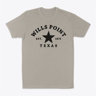 Wills Point Texas Star Classic Dad T-Shirt