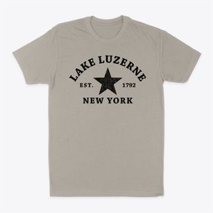 Lake Luzerne New York Star Classic Dad T-Shirt