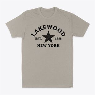 Lakewood New York Star Classic Dad T-Shirt