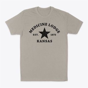 Medicine Lodge Kansas Star Classic Dad T-Shirt