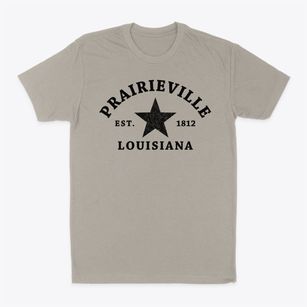 Prairieville Louisiana Star Classic Dad T-Shirt
