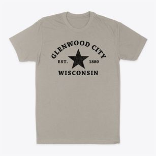 Glenwood City Wisconsin Star Classic Dad T-Shirt