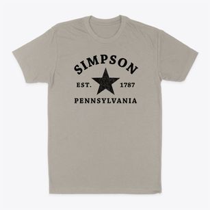 Simpson Pennsylvania Star Classic Dad T-Shirt