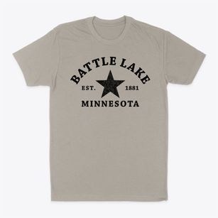 Battle Lake Minnesota Star Classic Dad T-Shirt