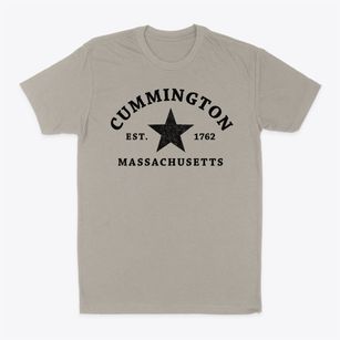 Cummington Massachusetts Star Classic Dad T-Shirt