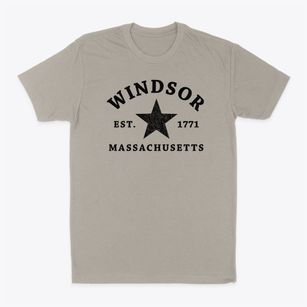Windsor Massachusetts Star Classic Dad T-Shirt