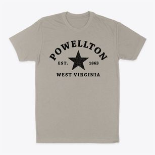 Powellton West Virginia Star Classic Dad T-Shirt