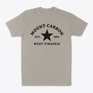 Mount Carbon West Virginia Star Classic Dad T-Shirt