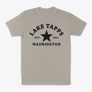 Lake Tapps Washington Star Classic Dad T-Shirt