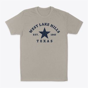 West Lake Hills Texas Star Classic Dad T-Shirt