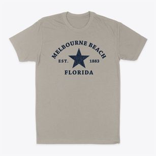 Melbourne Beach Florida Star Classic Dad T-Shirt