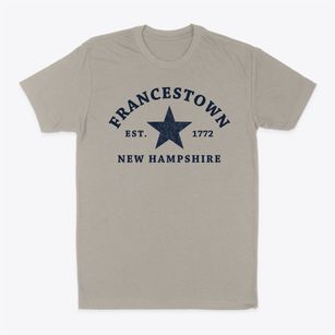 Francestown New Hampshire Star Classic Dad T-Shirt