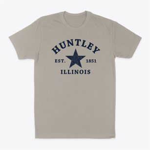 Huntley Illinois Star Classic Dad T-Shirt