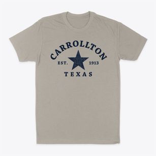 Carrollton Texas Star Classic Dad T-Shirt