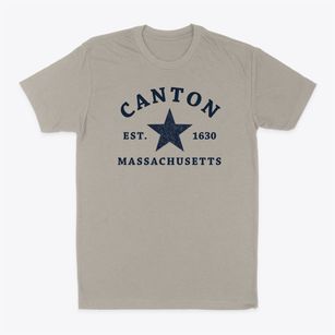 Canton Massachusetts Star Classic Dad T-Shirt
