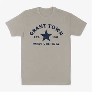 Grant Town West Virginia Star Classic Dad T-Shirt