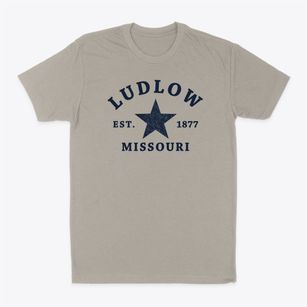 Ludlow Missouri Star Classic Dad T-Shirt