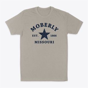 Moberly Missouri Star Classic Dad T-Shirt