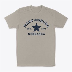 Martinsburg Nebraska Star Classic Dad T-Shirt