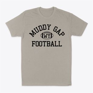 Muddy Gap Wyoming Football Classic Dad T-Shirt