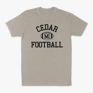 Cedar Michigan Football Classic Dad T-Shirt
